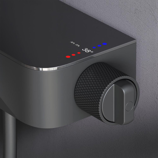 Душевая система с душевым смесителем-полкой и термостатом. Фото 4