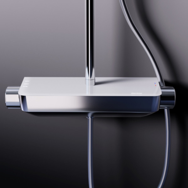 Душевая система с душевым смесителем-полкой. Фото 4