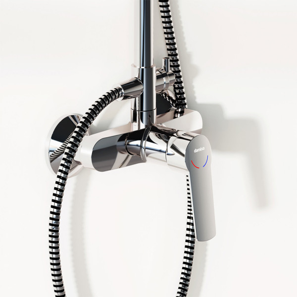 Душевая система с душевым смесителем. Фото 4