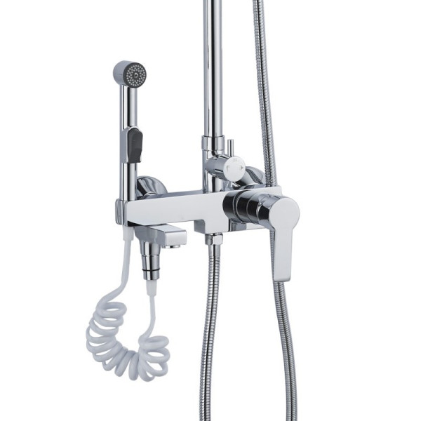 Душевая система с гиг душем Haiba HB2416, хром. Фото 3