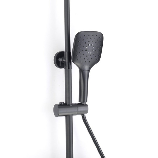 Душевая система с гигиеническим душем D-Lin D10A06, черный. Фото 3