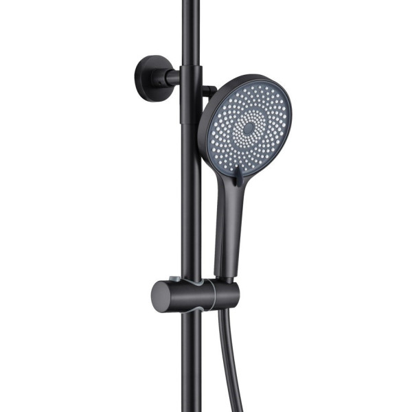 Душевая система с гигиеническим душем Olive s KABRERA 37294KBB, черный. Фото 4