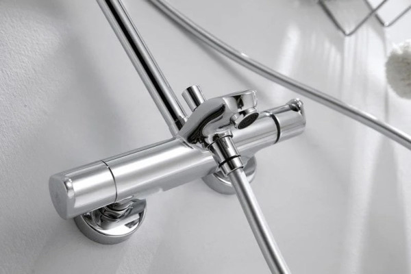 Душевая система с термостатом Bravat Waterfall F639114C-A2-RUS, хром. Фото 4