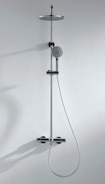Душевая система с термостатом Bravat Waterfall F639114C-A2-RUS, хром. Фото 7