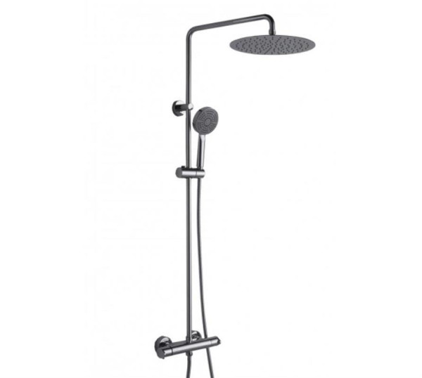 Душевая система с термостатом Bravat Waterfall F939114C-A2-RUS, хром. Фото 1