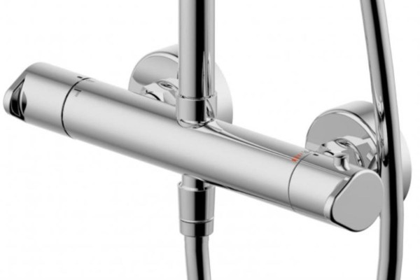 Душевая система с термостатом Bravat Waterfall F939114C-A5-RUS, хром. Фото 3