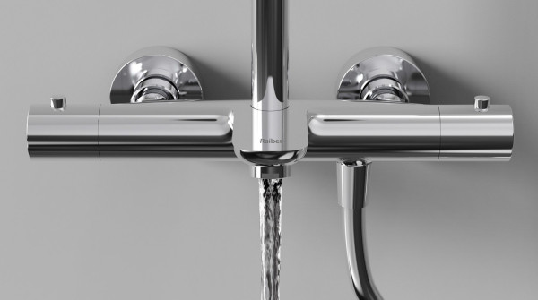 Душевая система с термостатом Raiber RP-007, хром. Фото 3