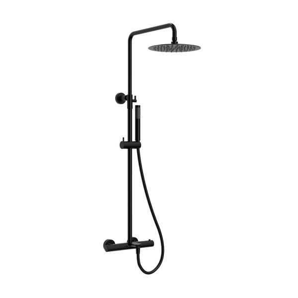 Душевая система с термостатом Raiber RPB-007, черный. Фото 1