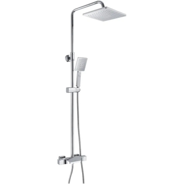 Душевая система с термостатом Rose R3736, хром. Фото 1