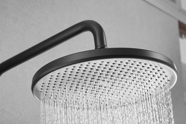 Душевая система с термостатом Rose R3996H, черный. Фото 6