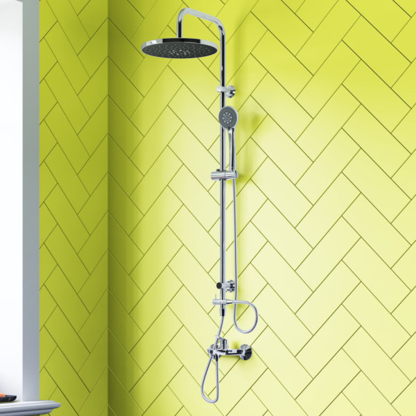 Душевая система с тропическим душем. Фото 1