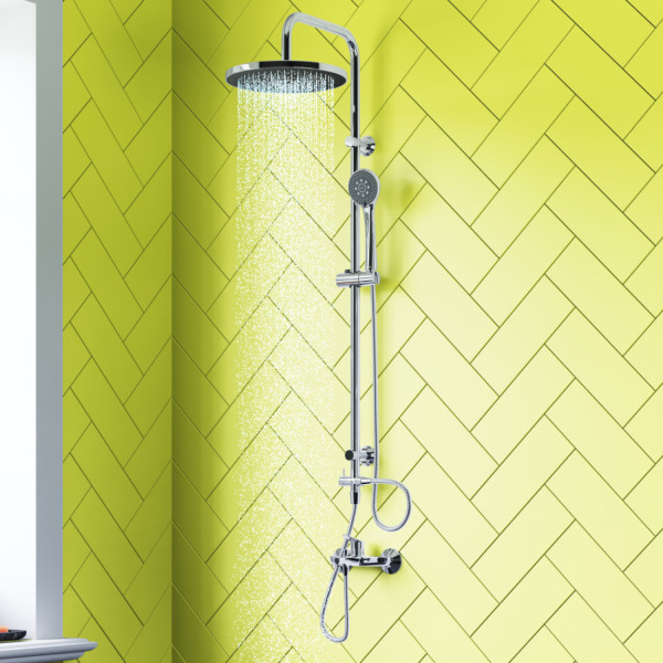 Душевая система с тропическим душем. Фото 2