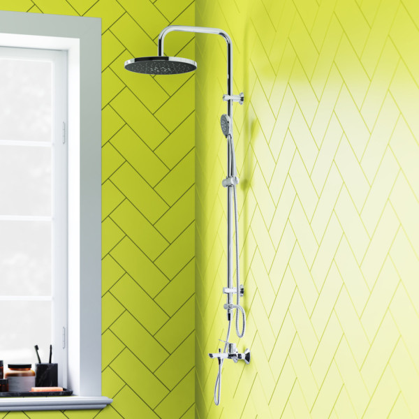 Душевая система с тропическим душем. Фото 3