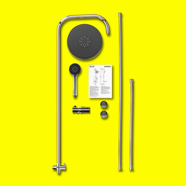 Душевая система с тропическим душем. Фото 6