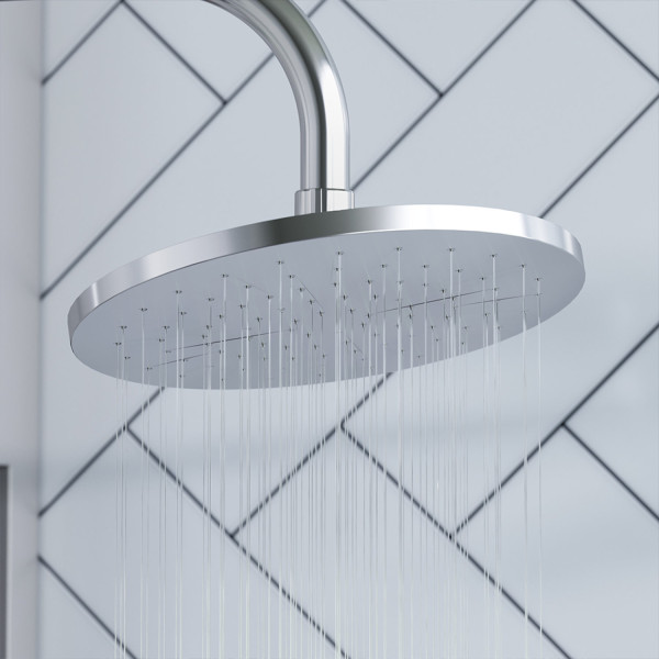 Душевая система с ванно-душевым смесителем-полкой и гигиеническим душем. Фото 4