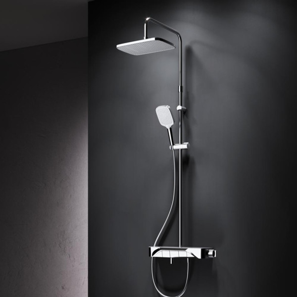 Душевая система с ванно-душевым смесителем-полкой. Фото 1