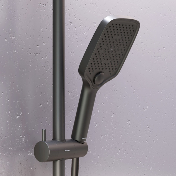 Душевая система с ванно-душевым термостатическим смесителем-полкой и гигиеническим душем. Фото 5