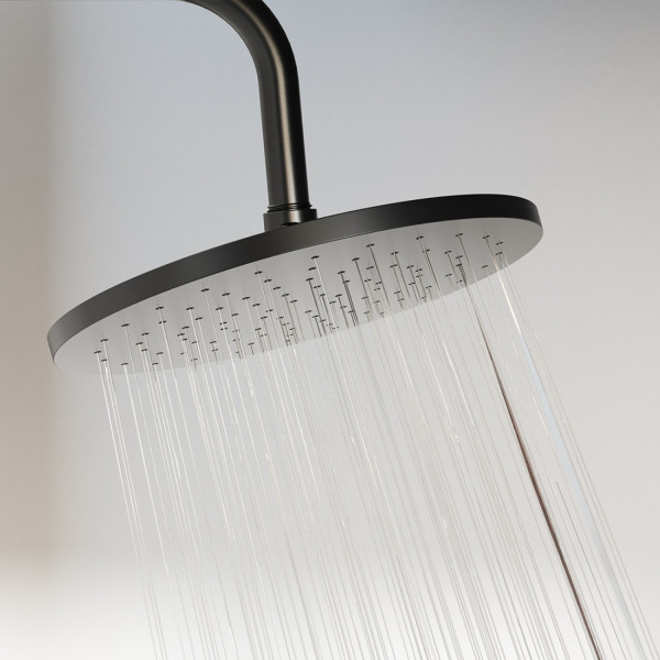 Душевая система с ванно-душевым термостатическим смесителем-полкой. Фото 5