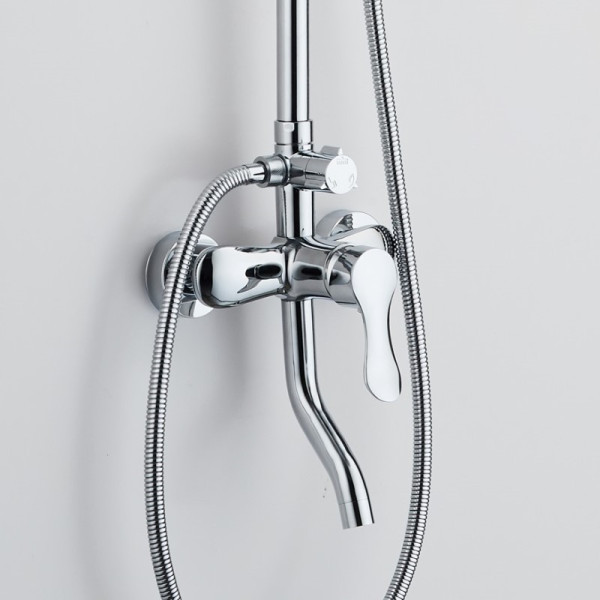 Душевая система Сантаком stOmega 7704, хром. Фото 4