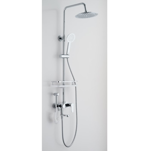 Душевая система Сантаком stOmega 7707, хром. Фото 1