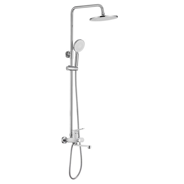 Душевая система Savol S-600608AW, белый/хром. Фото 1