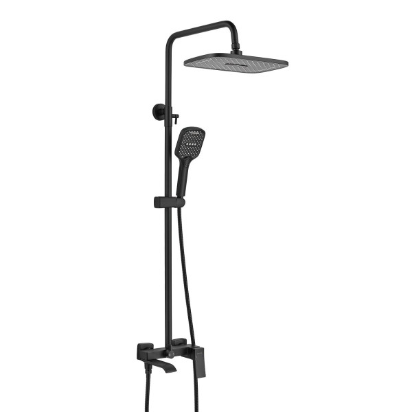Душевая система Shevanik S4036H, черный. Фото 1