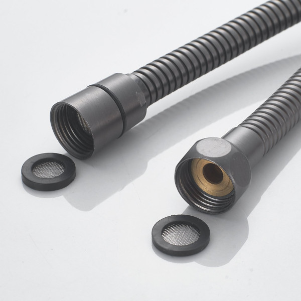 Душевая система Shevanik S4036T, оружейная сталь. Фото 4