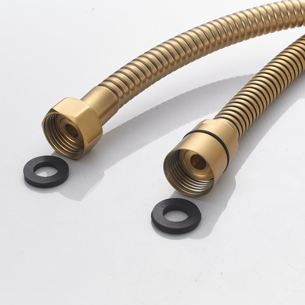 Душевая система Shevanik S4136G, золотой сатин. Фото 4