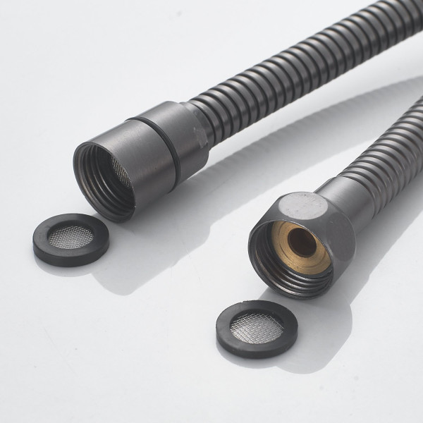 Душевая система Shevanik S4136T, оружейная сталь. Фото 4