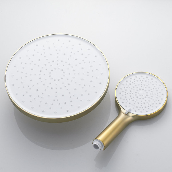 Душевая система Shevanik S4336G, золотой сатин. Фото 5