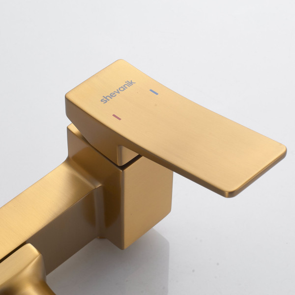 Душевая система Shevanik S4436G, золотой сатин. Фото 4