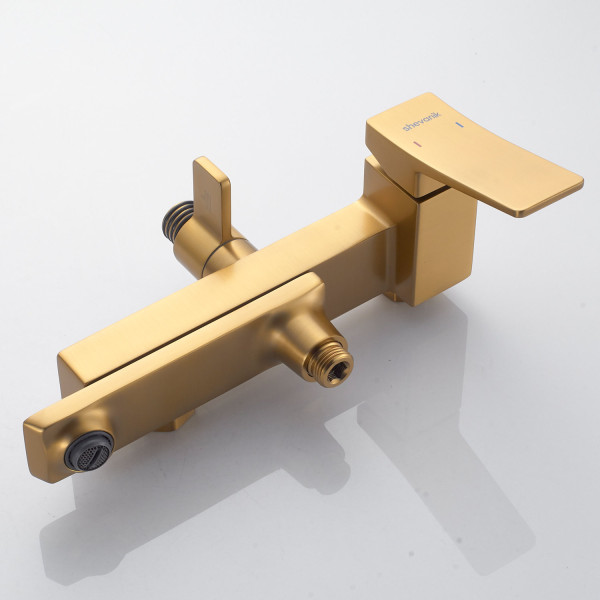 Душевая система Shevanik S4436G, золотой сатин. Фото 5