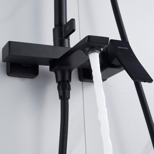 Душевая система Shevanik S4436H, черный. Фото 5