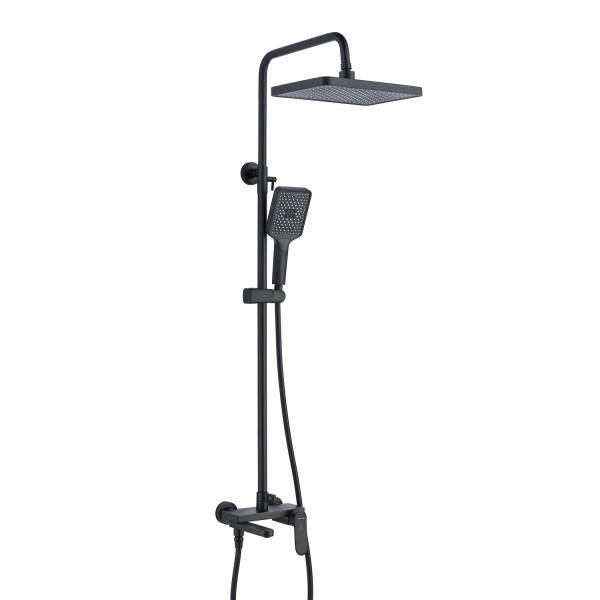 Душевая система Shevanik S4536H, черный. Фото 1