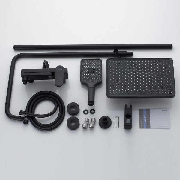 Душевая система Shevanik S4536H, черный. Фото 3