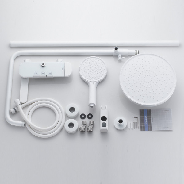 Душевая система Shevanik S4726C, белый. Фото 3