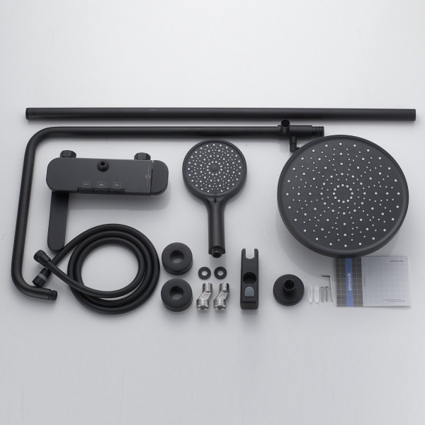 Душевая система Shevanik S4726H, черный. Фото 3
