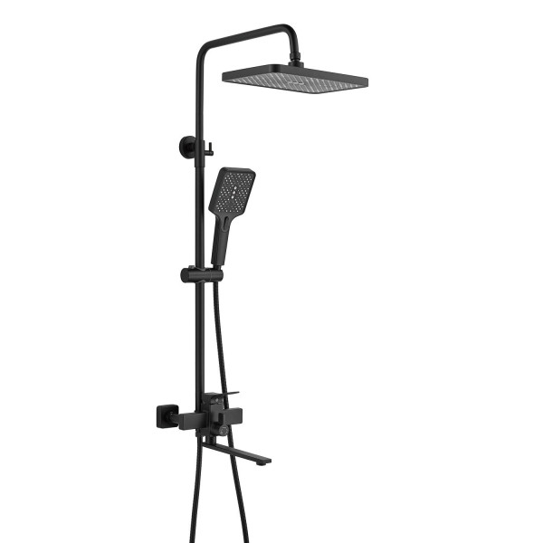 Душевая система Shevanik S6136H, черный. Фото 1