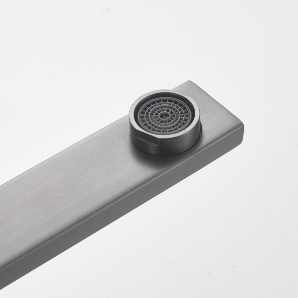 Душевая система Shevanik S6136T, оружейная сталь. Фото 5