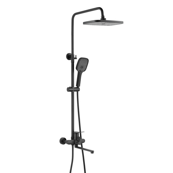 Душевая система Shevanik S6236H, черный. Фото 1