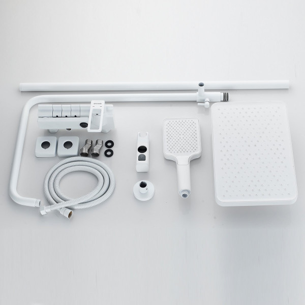 Душевая система Shevanik S6826C, белый. Фото 3