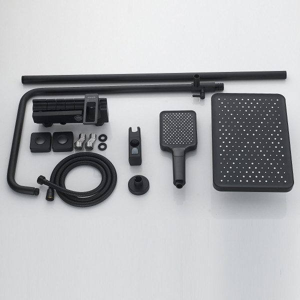 Душевая система Shevanik S6826H, черный. Фото 3