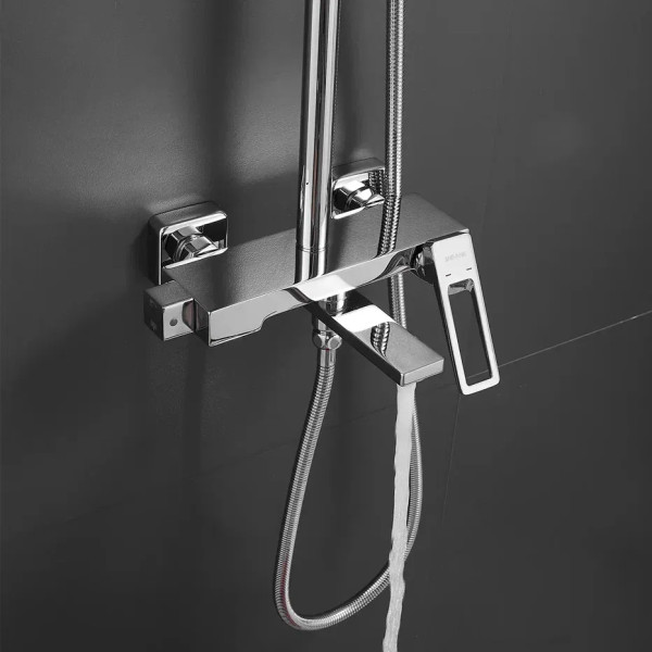 Душевая система Shevanik S6836, хром. Фото 3