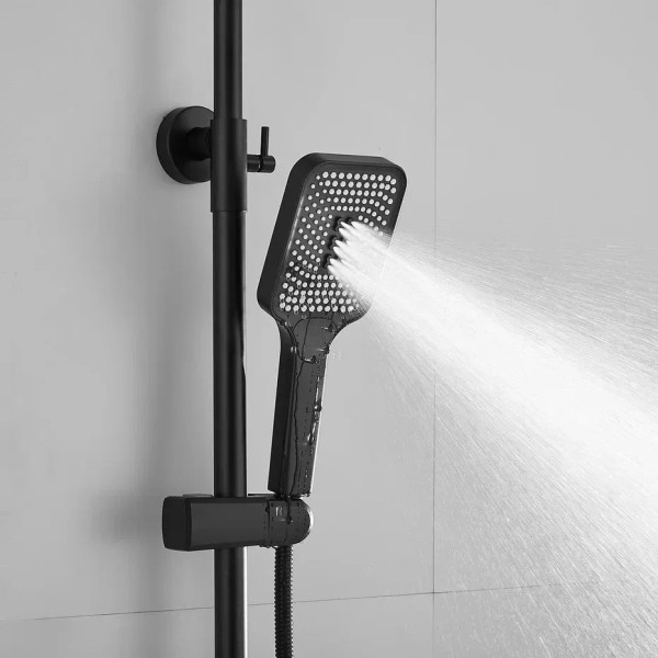Душевая система Shevanik S6836H, черный. Фото 5