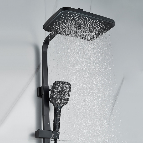 Душевая система Shevanik S7036H, черный. Фото 4