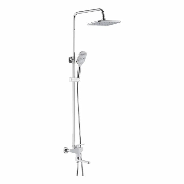 Душевая система Shevanik S8036F, белый/хром. Фото 1