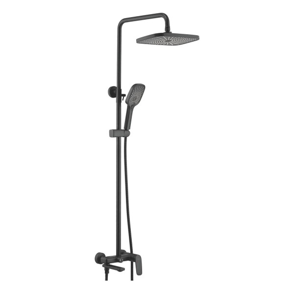 Душевая система Shevanik S8536H, черный. Фото 1