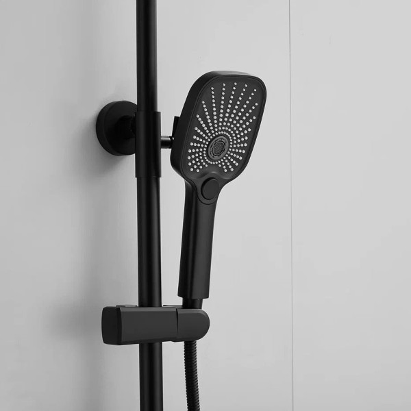 Душевая система Shevanik S8536H, черный. Фото 4