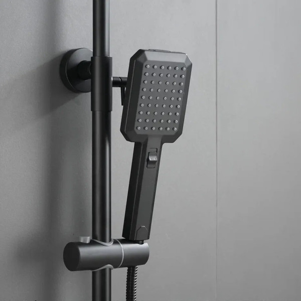 Душевая система Shevanik S8836H, черный. Фото 4