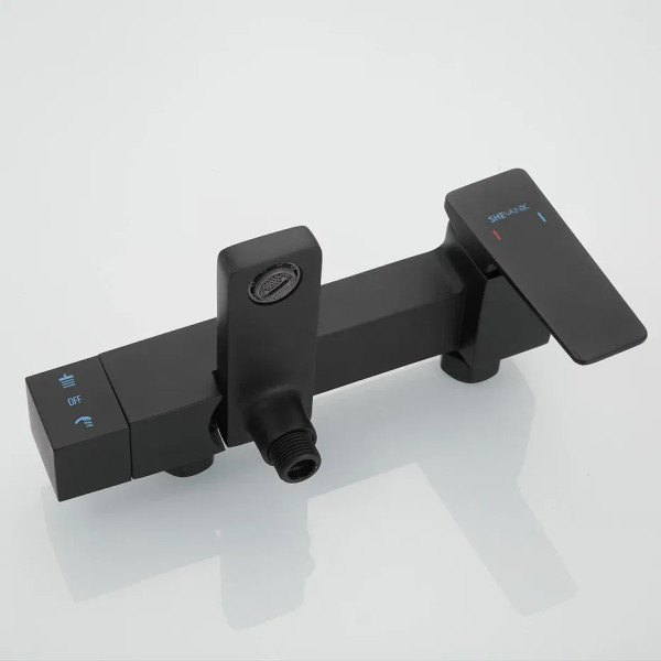 Душевая система Shevanik S8936H, черный. Фото 5